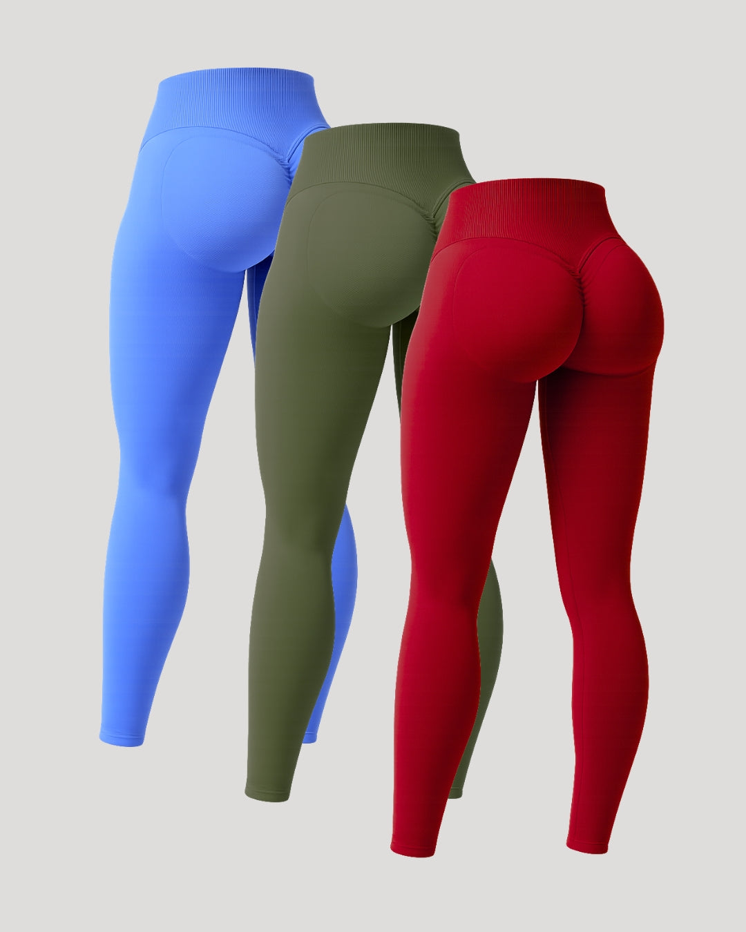 Beau | Premium High Performance Scrunch Legging – 3 Pack - Ultimate Gainz