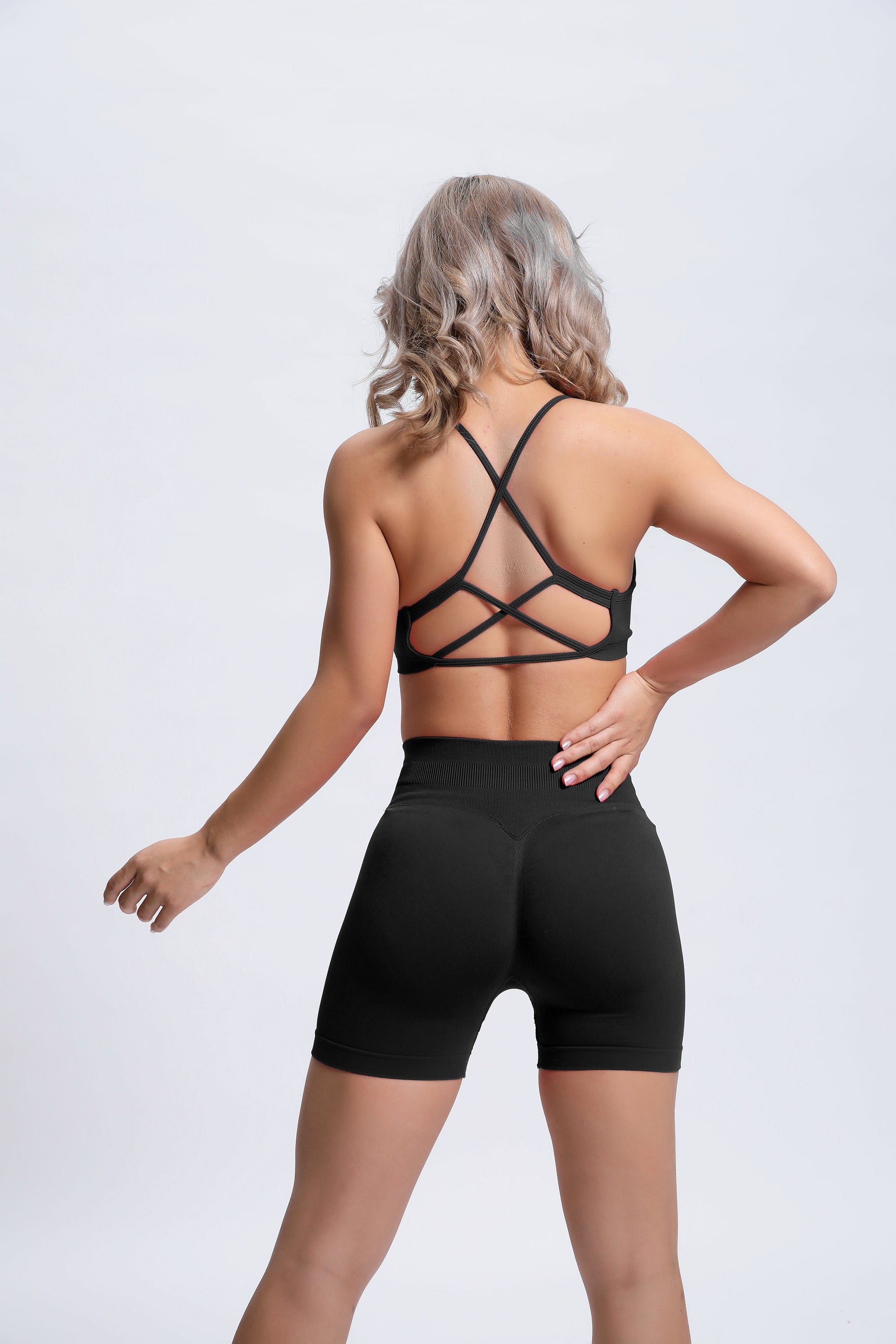 Joy | Sculpt Shorts with Scrunch – Black