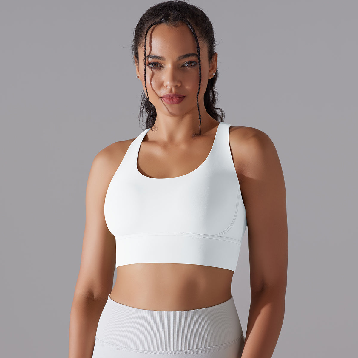 Kyra | Cross bra - White
