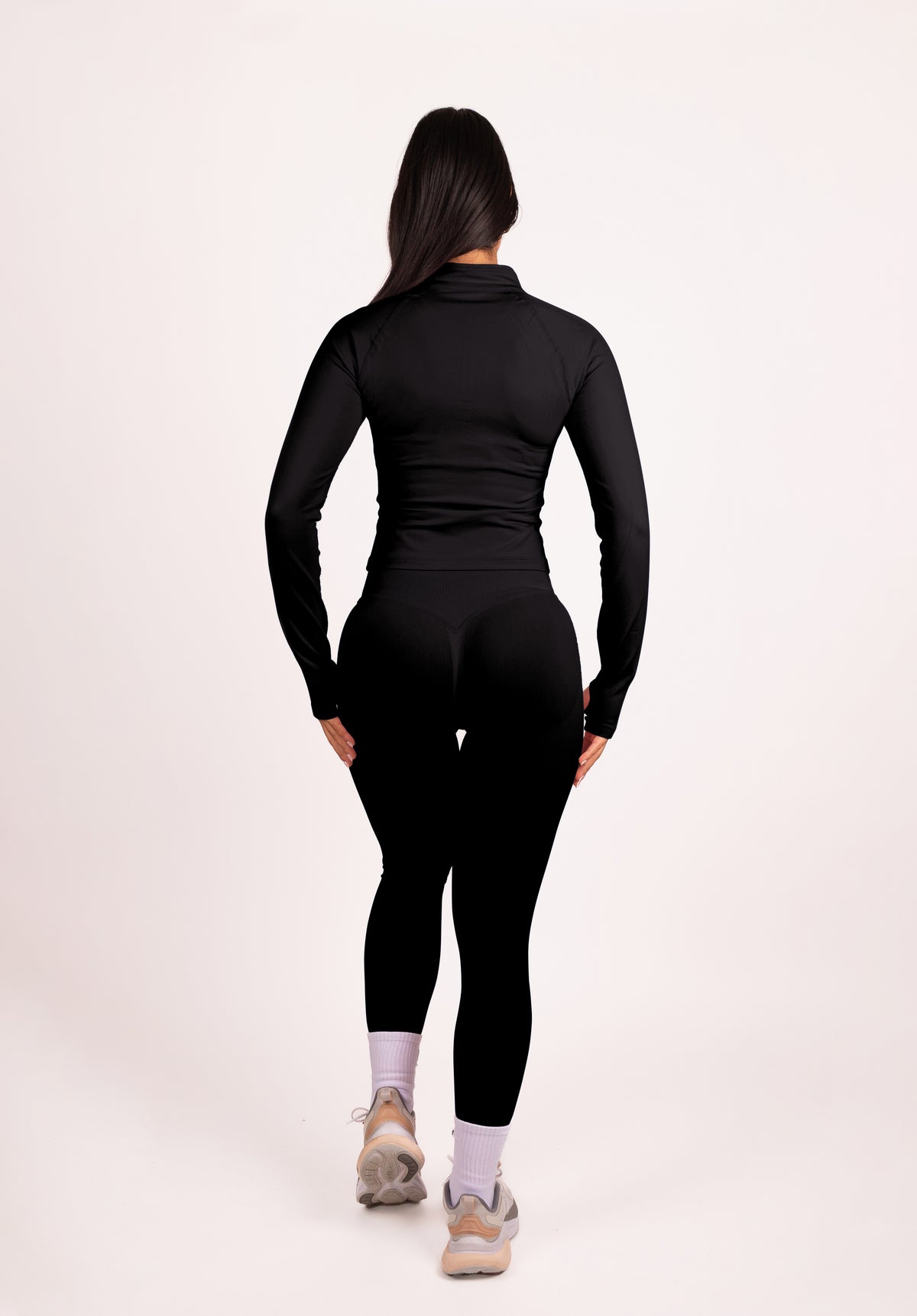 Beau Premium High Performance Scrunch Legging Zwart - Dames sportkleding afbeelding 13