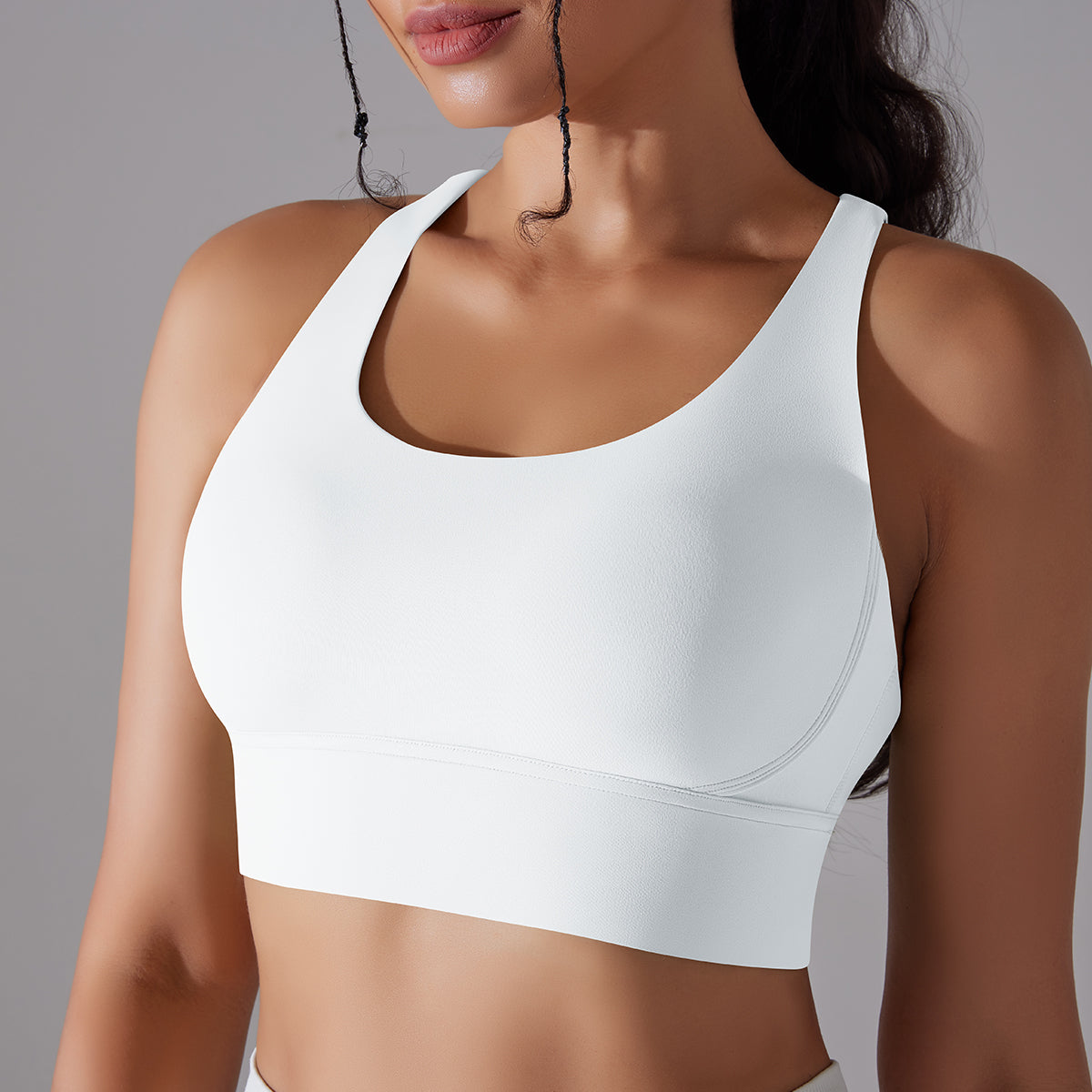 Kyra | Cross bra - White