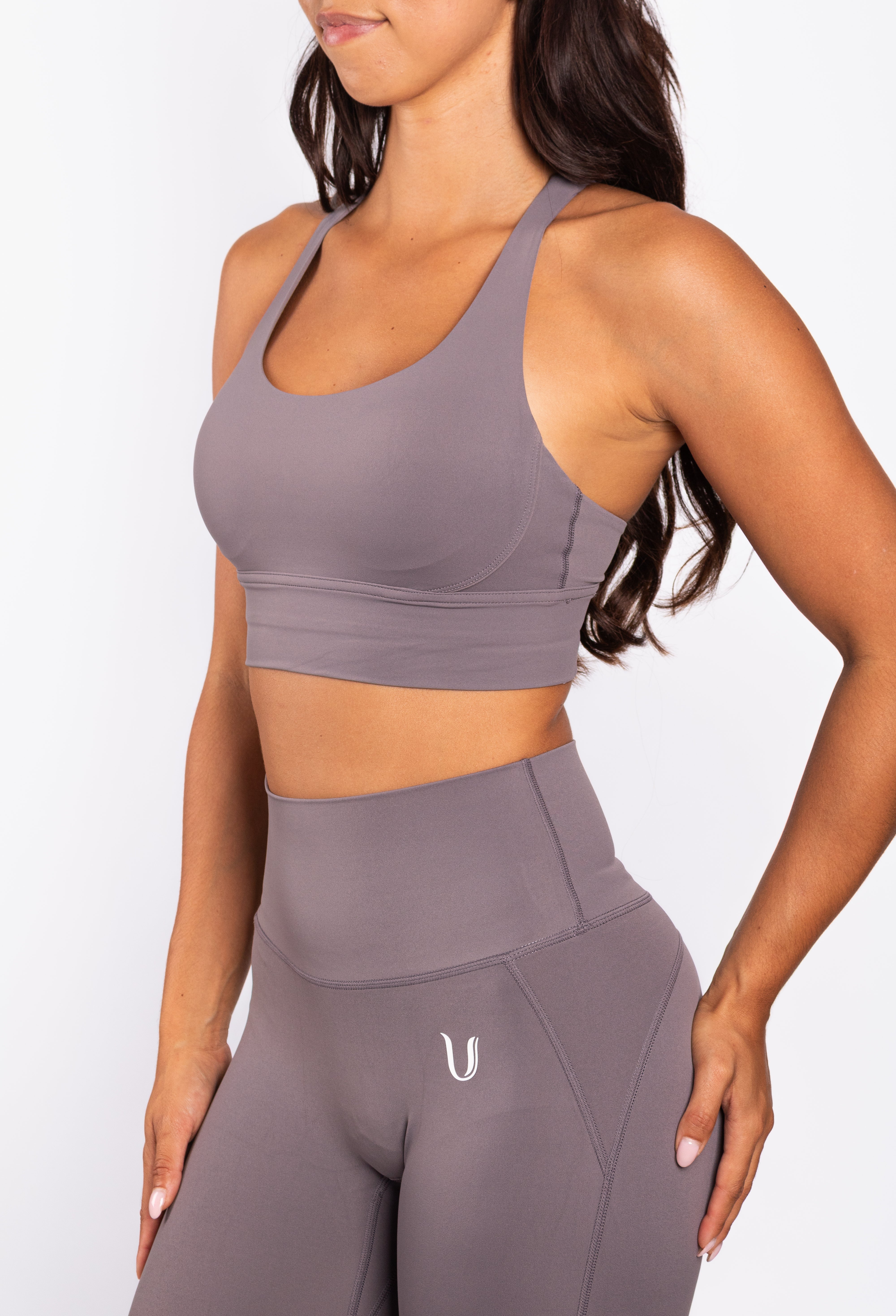 Kyra | Cross bra - Grey