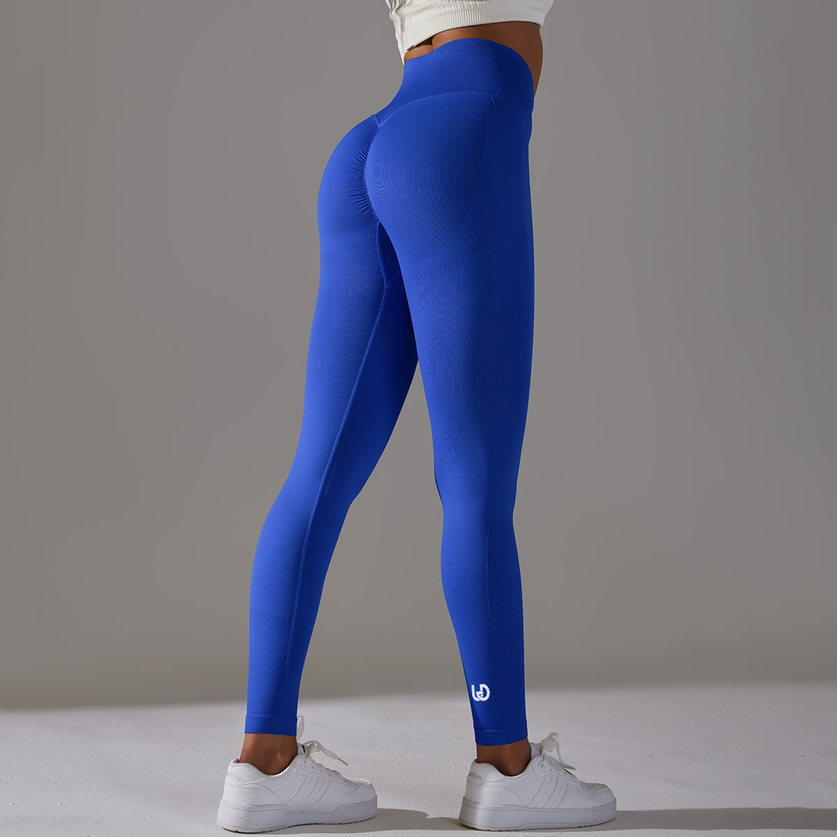 Celine | High Waist Scrunch Legging - Blue