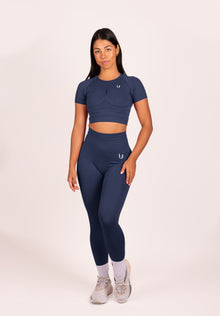 Leonie | Top Shirt-  Donkerblauw - afbeelding 3