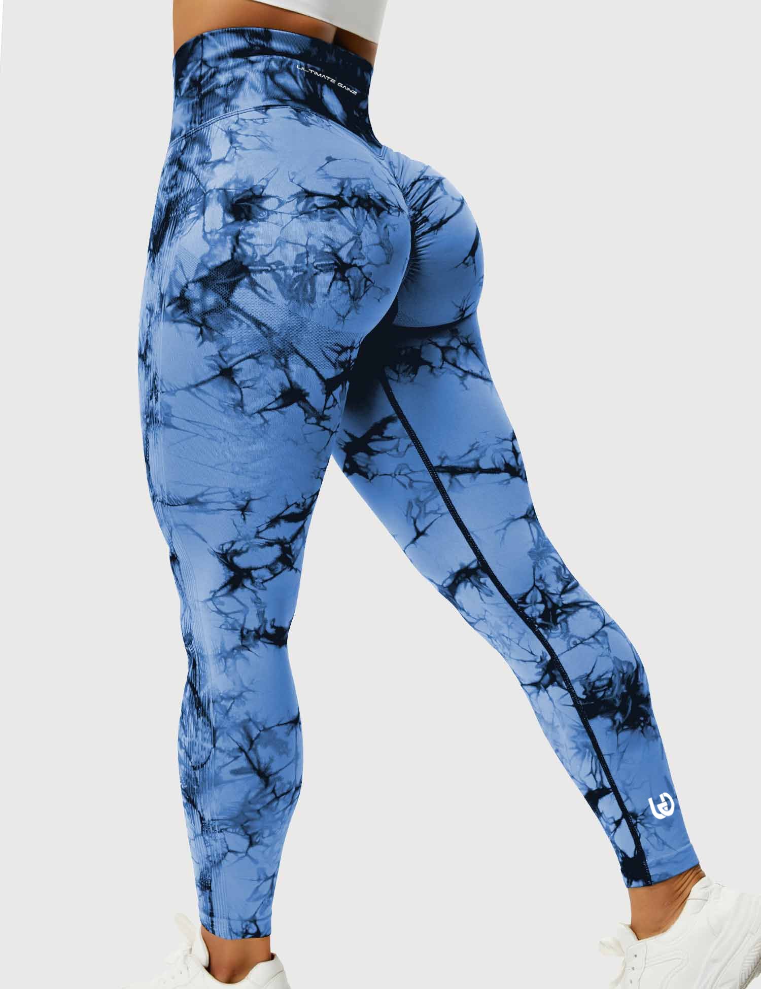 Tie Dye Legging Blauw