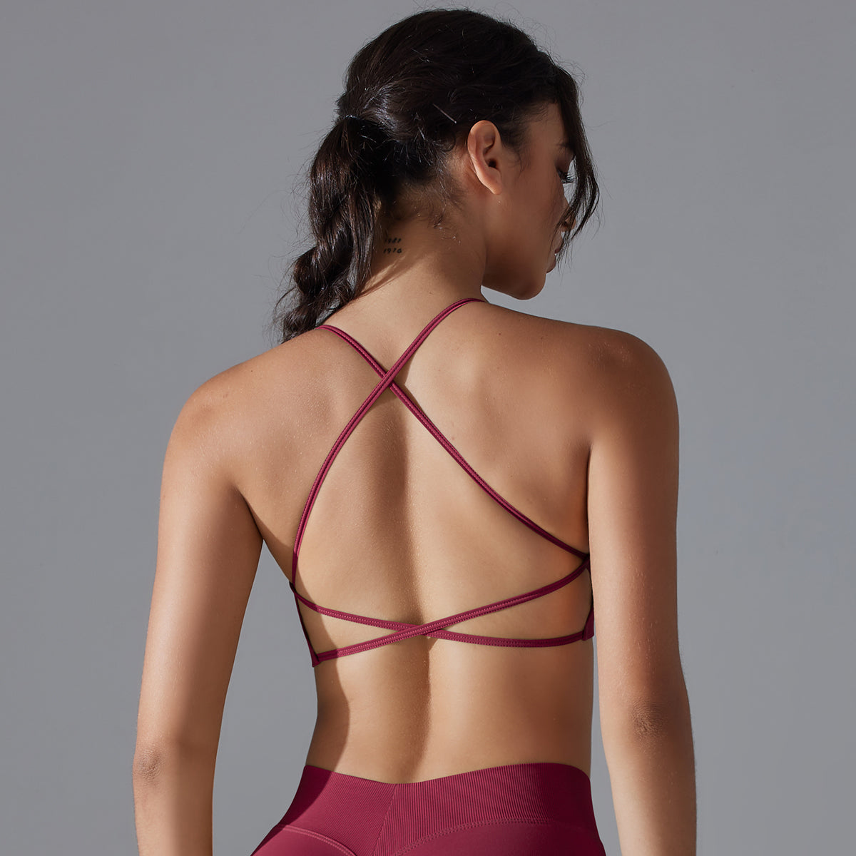 Mila V2 | Strap Sports Bra - Red