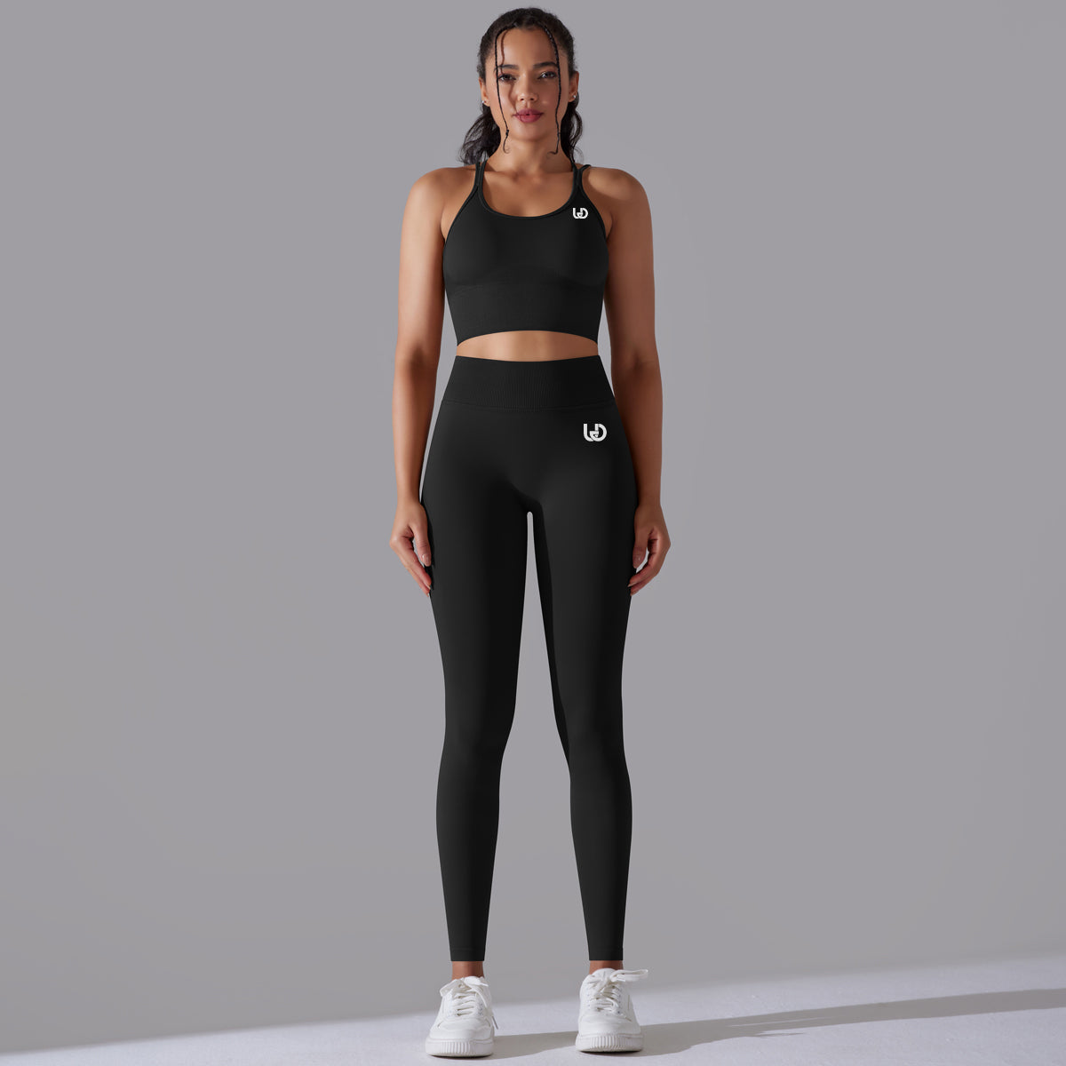 Daisy | Legging - Top Set - Black