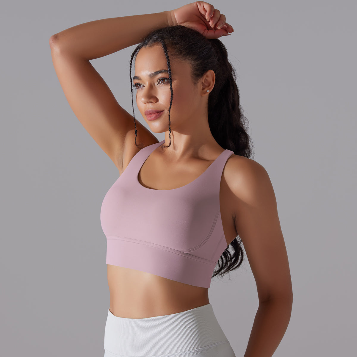 Kyra | Cross bra - PinkishPurple