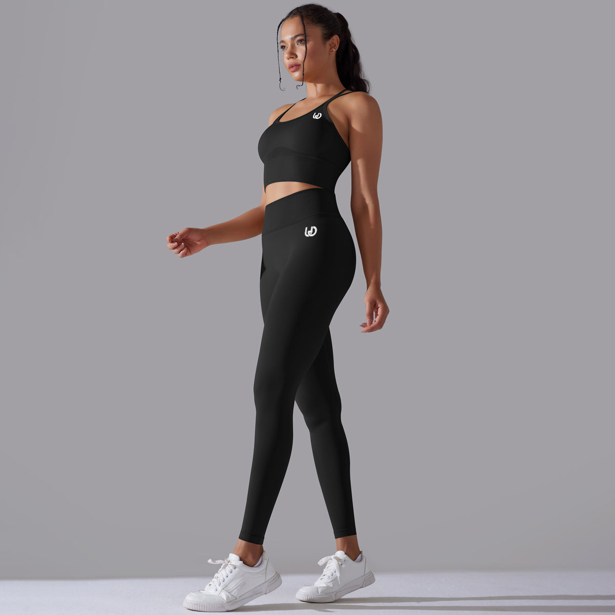 Daisy | Legging - Top Set - Black