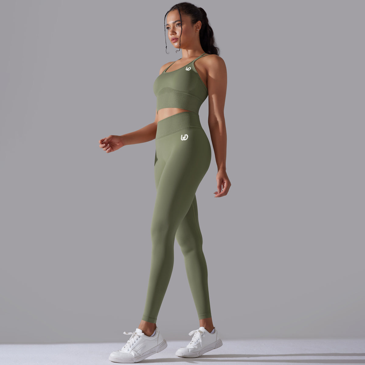 Daisy | Legging - Top Set - Green