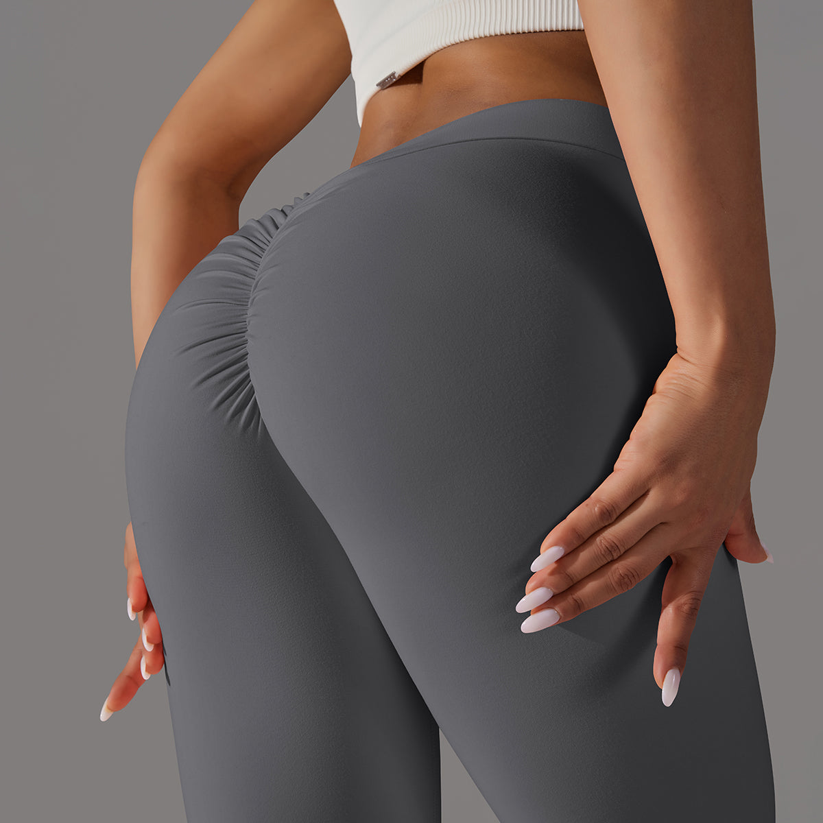 Emma | Legging Extra Scrunch - DarkGrey