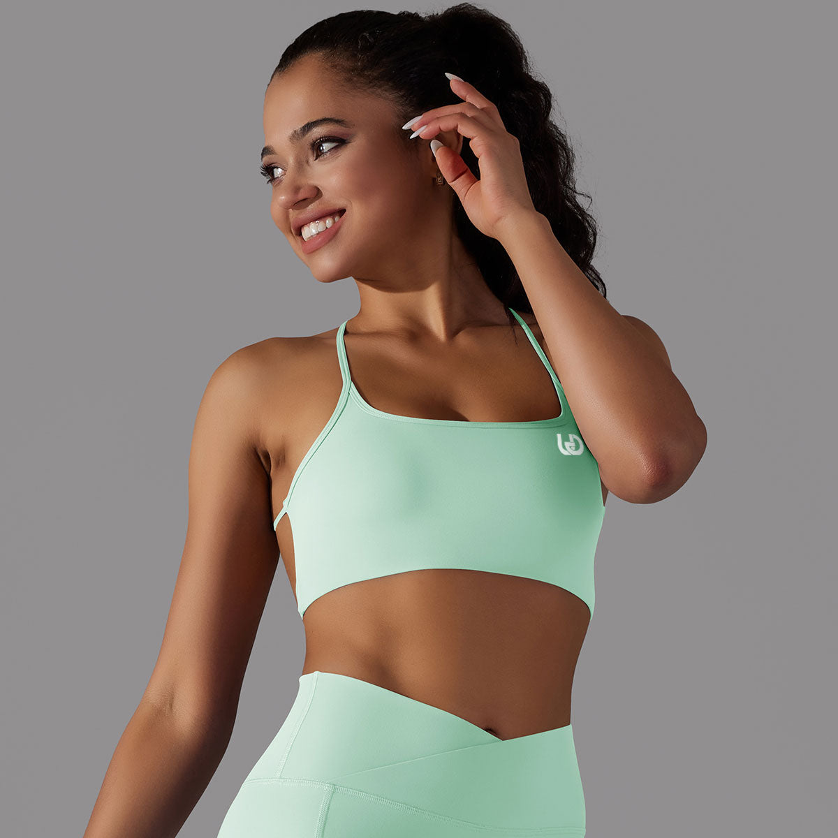 Mila | Strap Sport Bra Groen - Ultimate Gainz