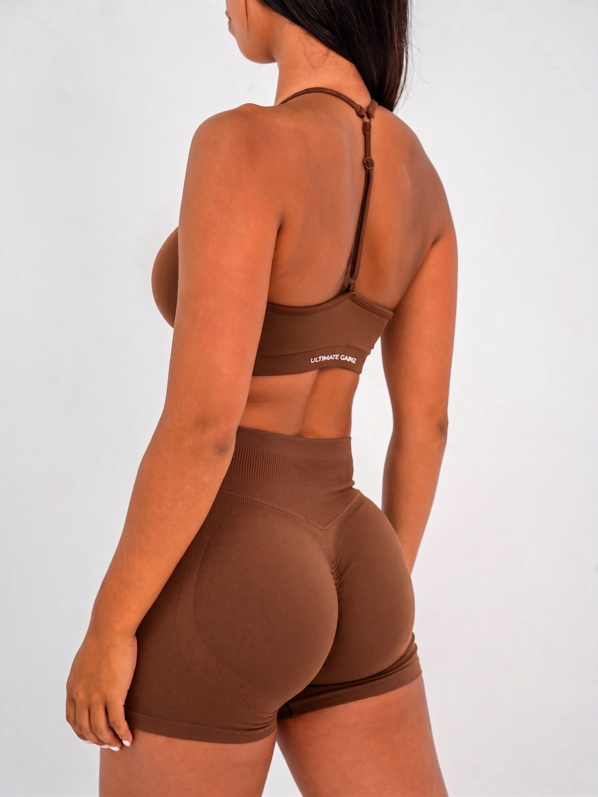 Luna | Premium Adjustable Sports Bra - Brown