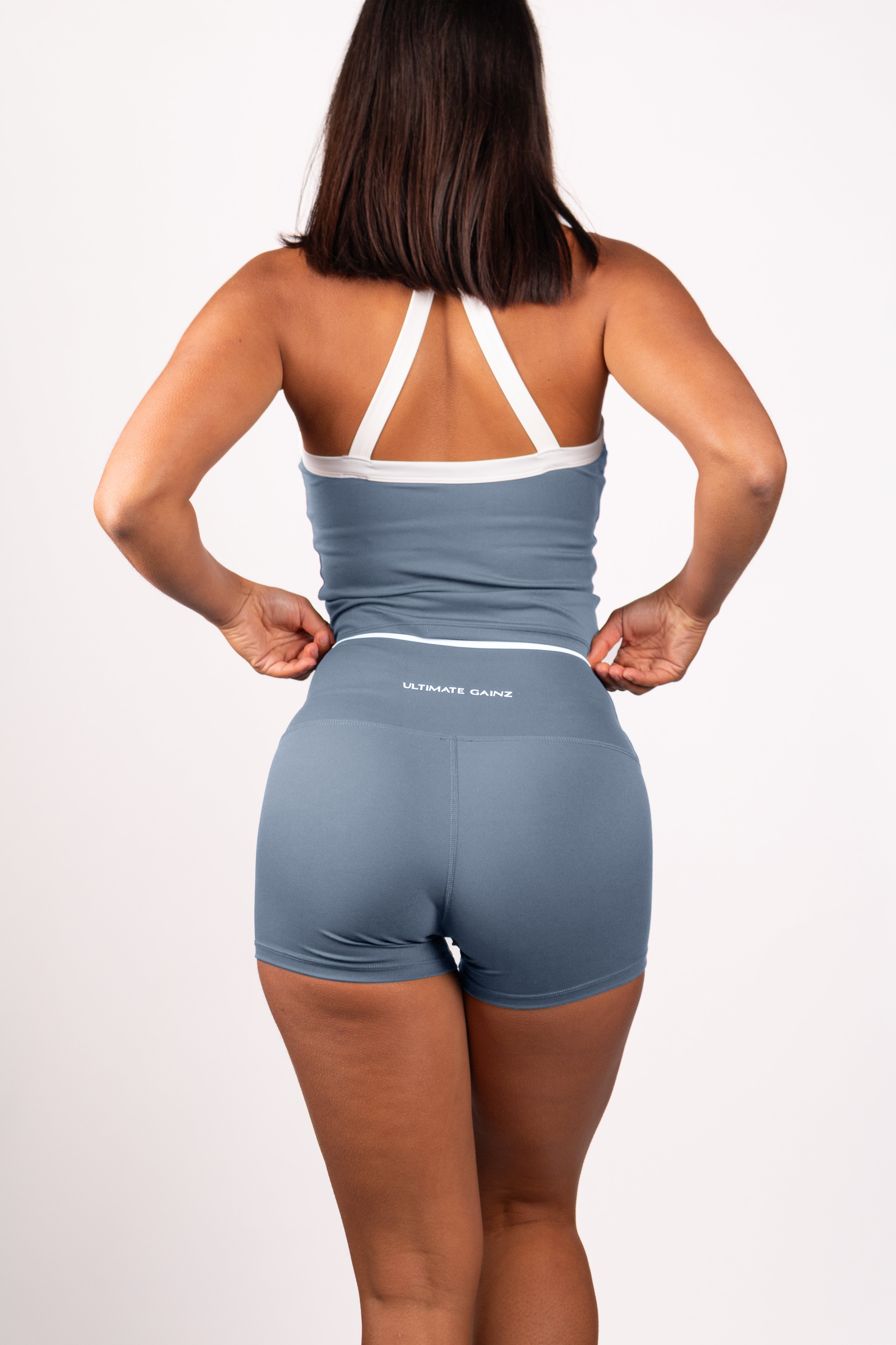 Ivy | Open Back Top – Light Blue