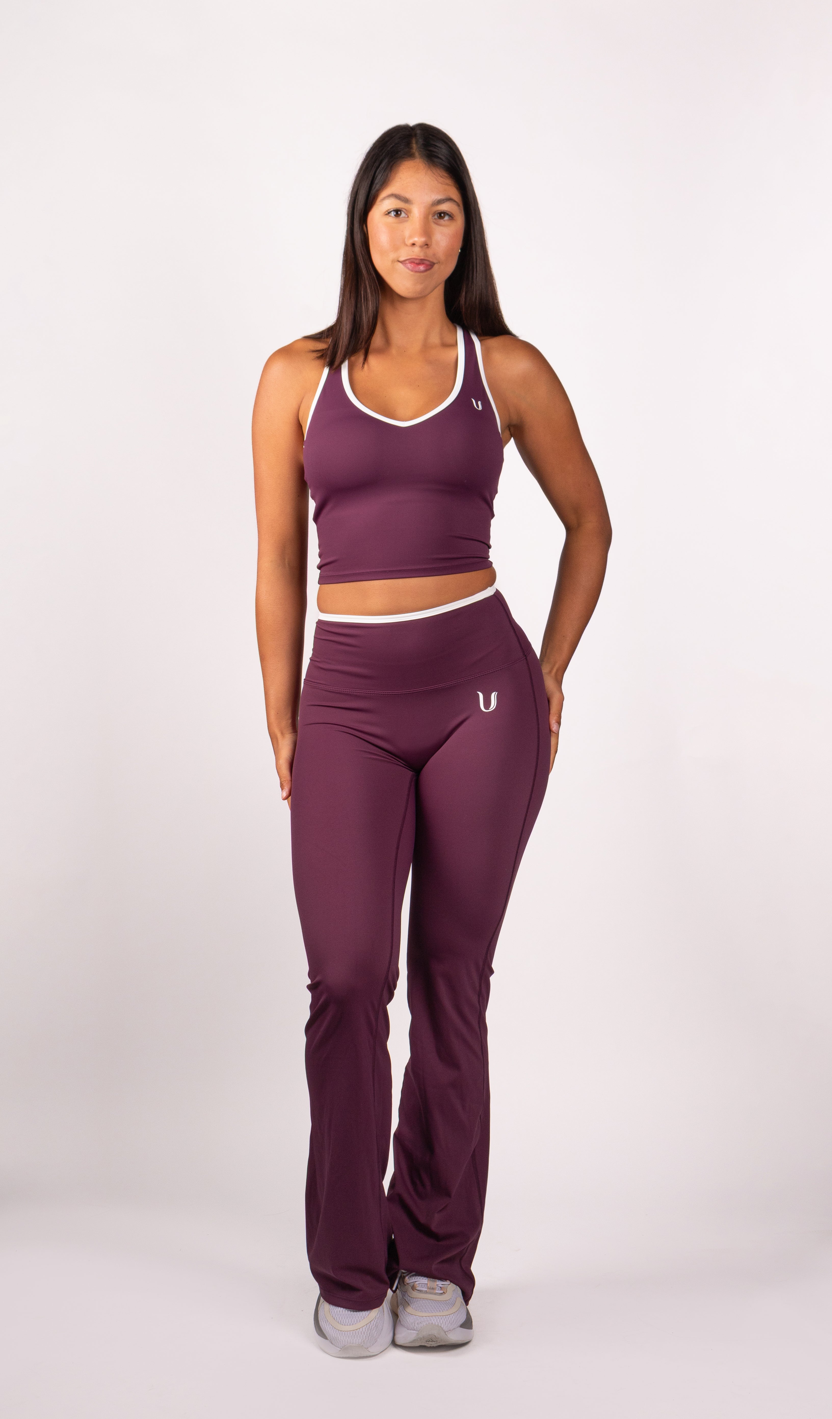 Ivy | Flare Legging – Bordeaux
