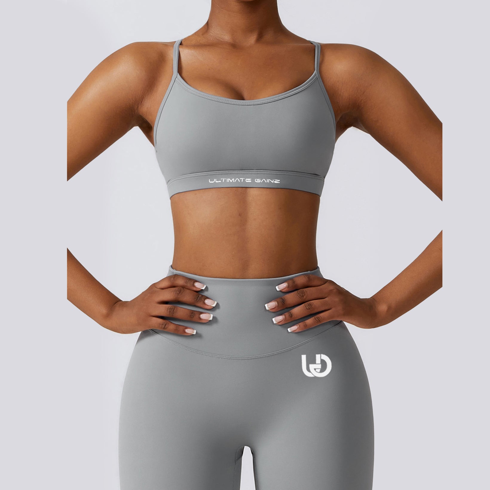 Hailey Set | Top Legging - LightGray