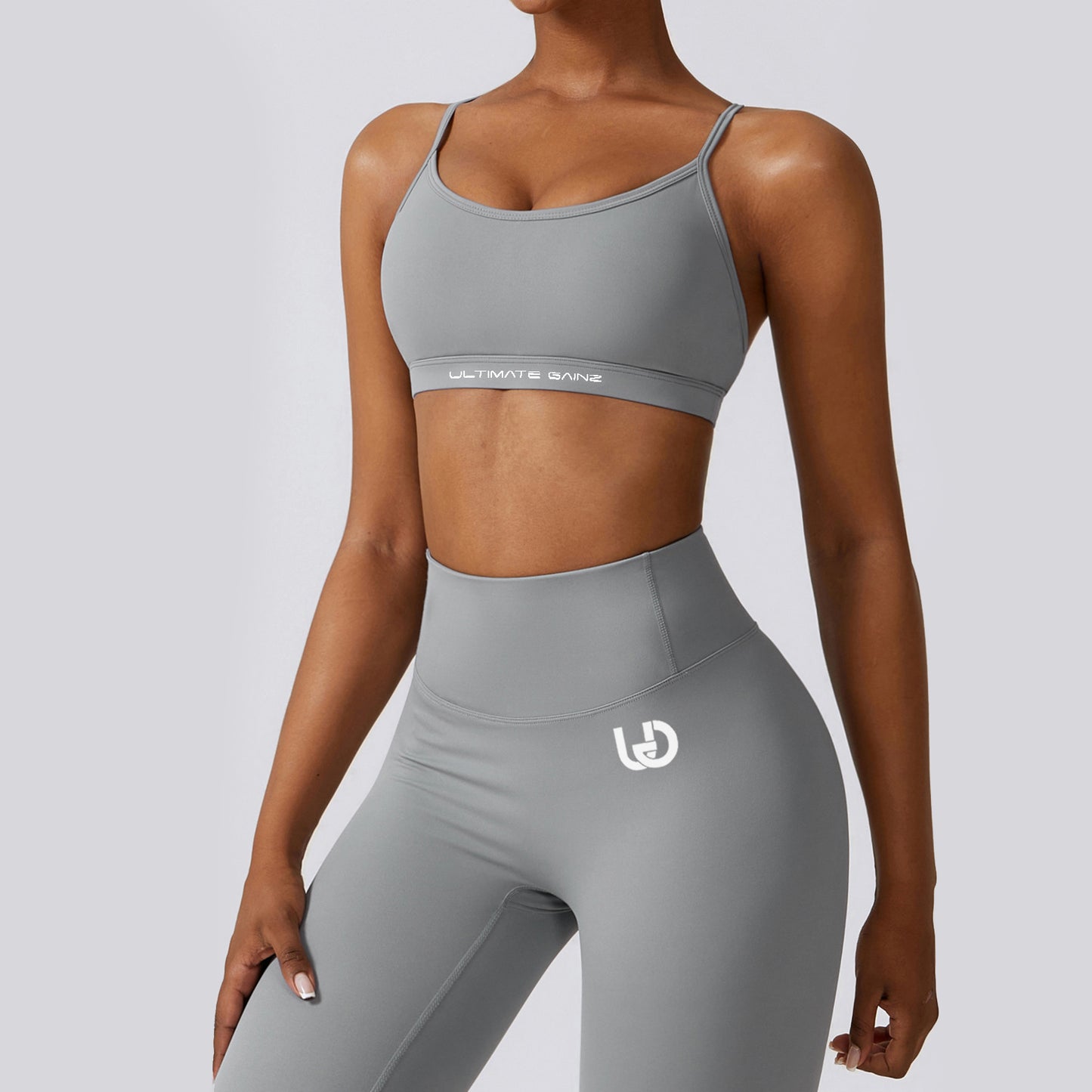 Hailey Set | Top Legging - LightGray