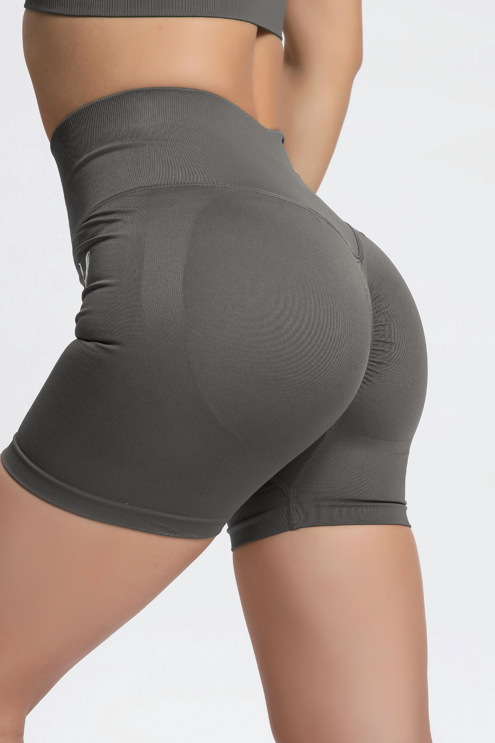 Olivia | Seamless Power Short - Gray