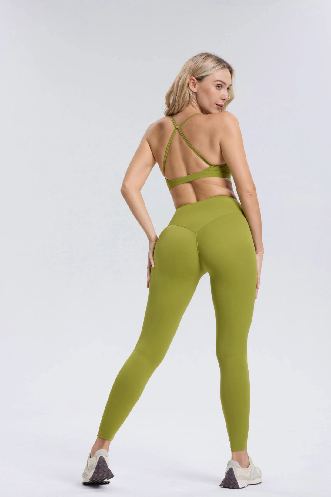 Hailey Set | Seamless Top Legging - Matcha